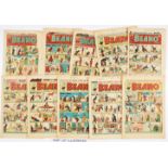 Beano (1950) 392, 393, 395, 396, 407, 411, 412, 414, 418, 420, 422, 423, 428, 431, 438. 9 issues