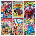 Amazing Spider-Man 252 (1984) [fn+], Amazing Spider-Man 129 Marvel Milestone edition (1992) and X-