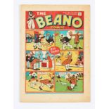 Beano No 16 (1938). Bright cover colours with some light margin foxing, cream/light tan pages [fn-]