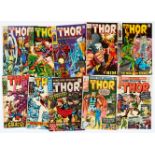 Thor (1965-71) 160-162, 165, 167-169. With Thor King-Size 2, 3 and Journey Into Mystery Annual 1. #