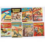 Marvelman Vol 2: No 161 (1956), Marvelman Family 86, Young Marvelman 340, 370, Manhunter 52,