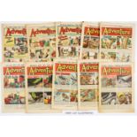 Adventure (1950-59) 82 issues between 1314-1784 (incl. 6 doubles) with cover stories Strang The