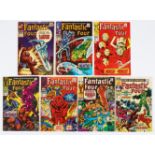 Fantastic Four (1966-70) 55, 74-77, 100. With Fantastic Four King-Size 5. #75, 77, KS cents