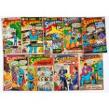 Superman (1966-67) 182, 183, 187-191, 193, 198, 200 [gd+/vg] (9). No Reserve