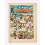 Dandy 334 (1946) Bumper Xmas Number [fn]. With Dandy 335 (1947) New Year [vg+] (2)