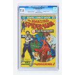 Amazing Spider-Man 129 (1974). CGC 7.4. White pages. Light ink smudge to top back cover. No Reserve