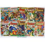 Avengers (1974-76) 119, 121-125, 136-147, 149. All cents [fn+/vfn+] (19). No Reserve