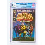 Marvel Super-Heroes 18 (1969). Guardians of the Galaxy. CGC 8.5. Off-white to white pages. No
