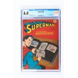 Superman 49 (1947). CGC 6.0. Cream/off-white pages. No Reserve