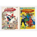 Amazing Spider-Man 129 (1974). Cents [fn]. With Amazing Spider-Man in Hooky graphic novel (1986) [