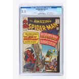 Amazing Spider-Man 18 (1964). CGC 8.0. Off-white pages. No Reserve