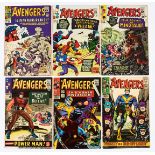 Avengers (1965-66) 14, 15, 17, 21, 29, 30. (All cents bar #17). #14 [gd-vg], balance [fn+/vfn+] (6).