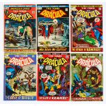 Tomb of Dracula (1972-73) 1-6. All cents copies. #6 moisture rippling [gd+], balance [vg+/fn+] (