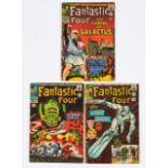 Fantastic Four (1966) 48-50. All with 'Popular Book Stamp' to covers [gd-vg/vg/gd+] (3). No Reserve