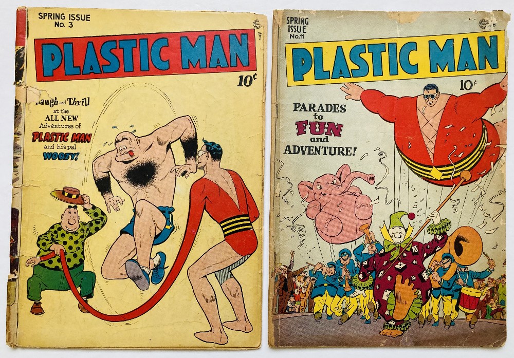 Plastic Man (1946-48) 3, 11 [gd-/gd-] (2). No Reserve