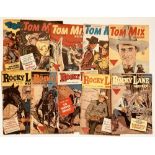 Tom Mix Western (1950s L. Miller) 54-56, 58, 60. With Rocky Lane 53, 56-59. #60, 57, 59 [fn-],
