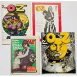 Oz Magazine (1969) 18, 19, 20, 22. No 18: Robert Crumb cover, Andy Warhol interview [fn], No 19:
