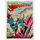 Superman 113 (K.G. Murray Australian reprints 1950s). Reprinting the cover of U.S. Action # 252, the