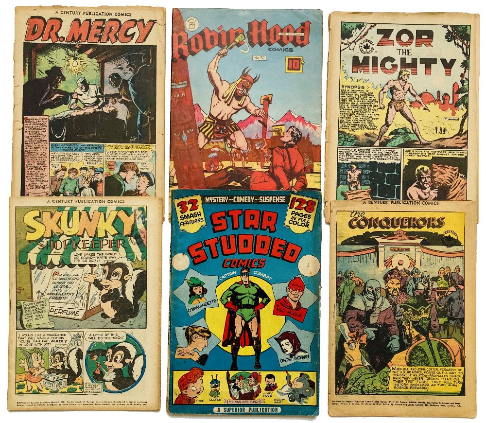 Canadian collection (1940s). Robin Hood and Company 32 (Double A Comics), Star Studded Comics n.