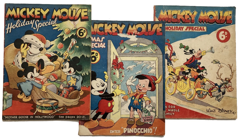 Mickey Mouse Holiday/Xmas Specials (1937, 1938, 1939). Starring Mickey, Donald and the Disney