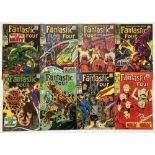 Fantastic Four (1968) 70, 74-76, 78-81. (70, 75, 79, 80 cents copies) [vg+/fn] (8). No Reserve