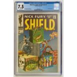Nick Fury 1 (1968). CGC 7.5. White pages. No Reserve