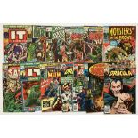 Marvel Horror Mix (1970-76). Astonishing Tales 23, Chamber of Darkness 3, 8, Fear 17, Man-Thing 9,