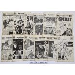 Spirit Weekly Newspaper Collector's Edition reprints (1972-73) comprising 30 reprinted issues