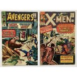 Avengers 18 (1965) [vg+]. With X-Men 5 (1964) [gd-] (2). No Reserve