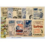 First issue promotional 4 page Pull Outs (1960s-80s) for Champion 1, 2, Giggle 1, Hoot 1, Jag 1,
