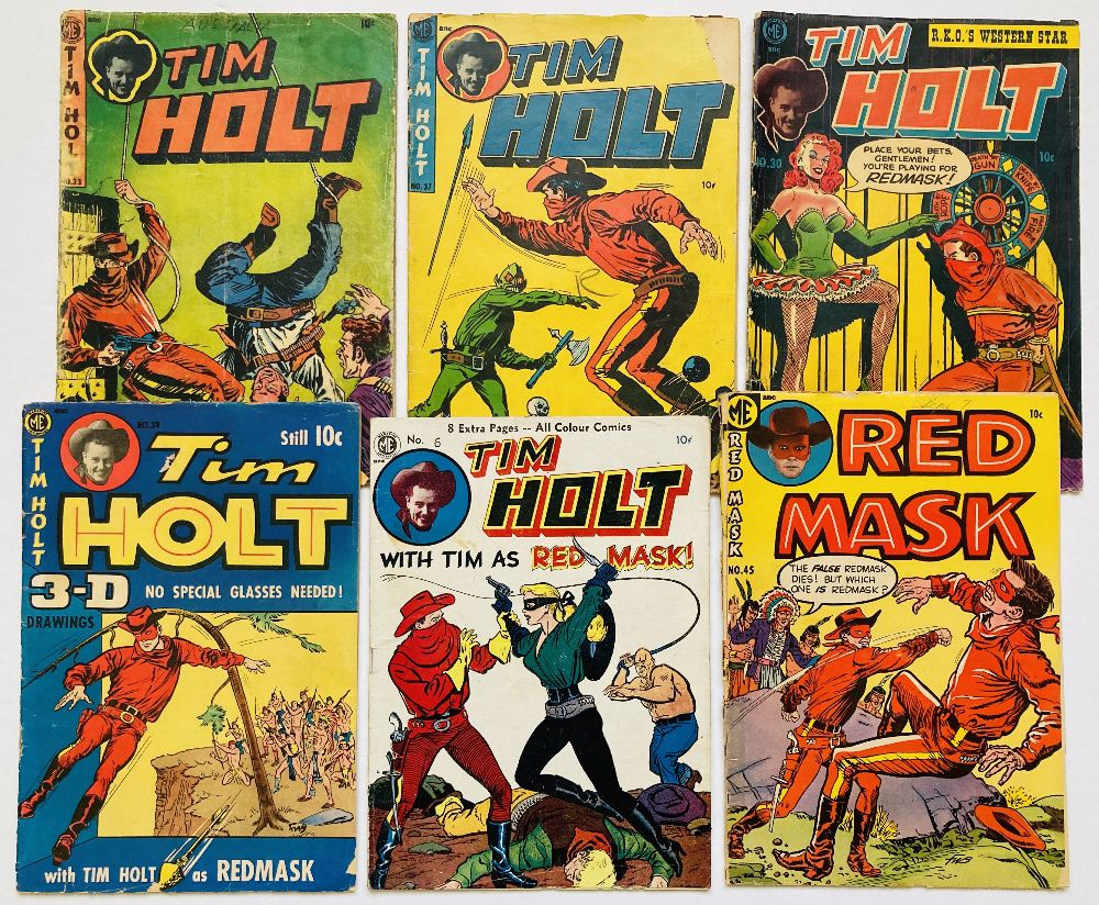 Tim Holt (1952-54 Magazine Enterprises) 30, 33, 37, 39, 45. With Tim Holt 6 (Cartoon Art, Glasgow)