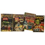 Fantastic Four (1965-66) 39, 47, 48, 49. (49 cents copy, 48: very light pence stamp) [gd/gd-/vg+/vg]