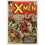 X-Men 2 (1963). Cents copy. Good cover gloss. 1mm edge trim to top and bottom margins. Quarter