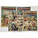 Mickey Mouse Weekly (1936-39). 1936: Nos 34, 47 Xmas, 1937: No 50, 1939: Nos 179-203 Xmas, 204 New