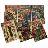 Fantastic Four (1967) 60, 62, 63, 65, 67, 68. (62, 67 cents copies). 63 [fn], balance [vg/vg+] (