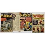 Tales To Astonish (1962-64) 31, 43, 56 (1½ ins piece out of top back cover by spine) [vg-/vg+/