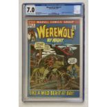 Werewolf By Night 2 (1972). CGC 7.0. Off-white/white pages. No Reserve