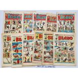 Beano (1950) 390-419, 422-428, 430, 433, 436, 439, 440 Xmas [gd]. With 488 (1951), 699 (1955) and