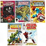 Marvel Minor Keys (1980s-90s). Amazing Spider-Man 316 [vfn+], Avengers 257 [vfn+], Captain America