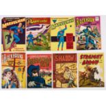 Marvelman (1950s) 45 top corner cut away [gd], 177, 353 with Blackhawk 3 (Strato), 57 (Popular