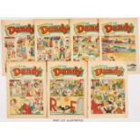 Dandy 1000, 1001 (1961). With Dandy (1967) 43 issues between 1311-1362 (missing 1319, 1322, 1326,