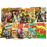 I W Reprints + (1960s). Blazing Sixguns 9, Dynamic Comics 1, Fantastic Tales 1, Firehair 9, Sheena