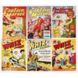 Captain Marvel Adventures (1950s L Miller) 65, 76. With Marvel Family 84 and Whiz 71, 92, 94 [gd/vg]