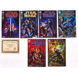 Star Wars (1988 Dark Horse) 1-6. #1 signed by Anthony Winn with Dynamic Forces COA No 488/4000. [