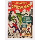 Amazing Spider-Man 2 (1963). Good cover gloss, Marvel chipping to RH and bottom cover edges, back