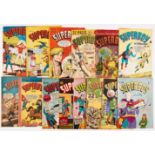 Superboy Australian reprints (1950s) 27, 70, 72, 91, 92, 94, 97-99, 101, 103, 105-107, 115, 118,