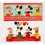 Mickey Mouse Tidley-Winks game (1930s) by Chad Valley. Figures bright and fresh, Pluto's yellow
