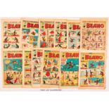 Beano (1951) 442-493 including 452 1st Dennis the Menace (missing: 444, 460, 468, 472, 487, 492