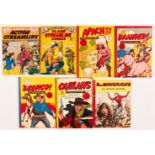 Cowboy Comic Albums (1950s). Action Streamline Comics, Flash Streamline Comics, Apache Picture &