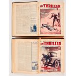 Thriller (1930) 48-99. Complete year in two bound volumes including stories by Edgar Wallace, Leslie